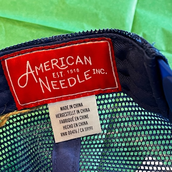 NEW American Needle Sinclair USA American Flag Cotton/Mesh Baseball Hat - Picture 6 of 9